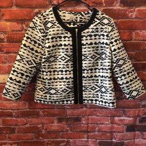 Business zip up jacket blazer